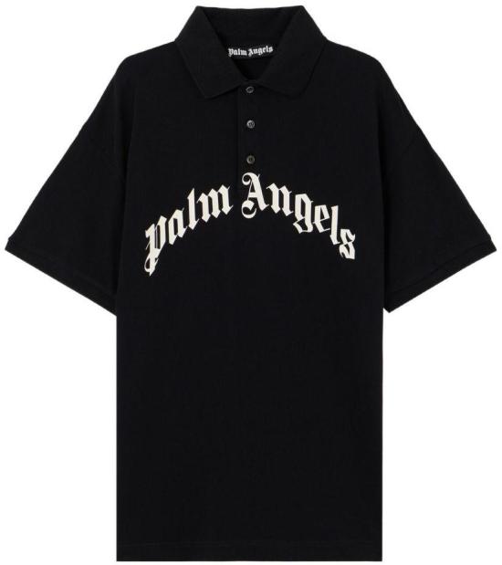26SS 팜앤젤스 폴로 티셔츠 PMGB012S26FAB0021003 BLACK