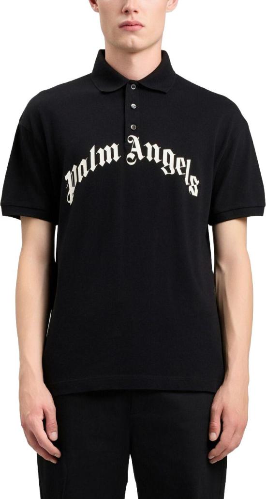 26SS 팜앤젤스 폴로 티셔츠 PMGB012S26FAB0021003 BLACK - PALM ANGELS