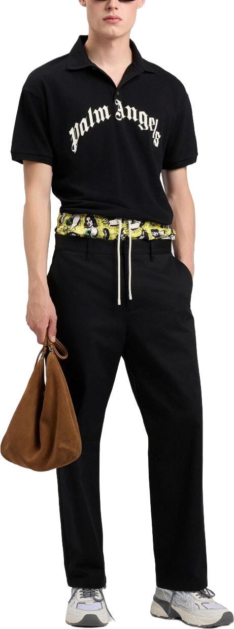 26SS 팜앤젤스 폴로 티셔츠 PMGB012S26FAB0021003 BLACK - PALM ANGELS