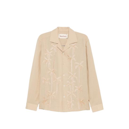 26SS 바지스트 긴팔 셔츠 SR11096 PALM GROOV BEIGE NEUTRALS