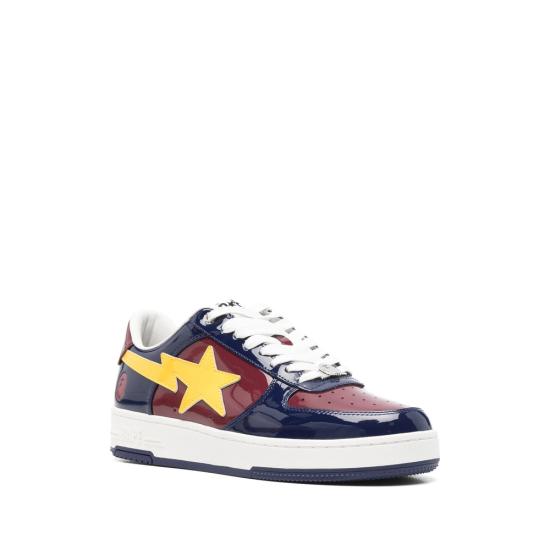 26SS 베이프 스니커즈 001FWM301305M BURGU RED BLUE - BAPE