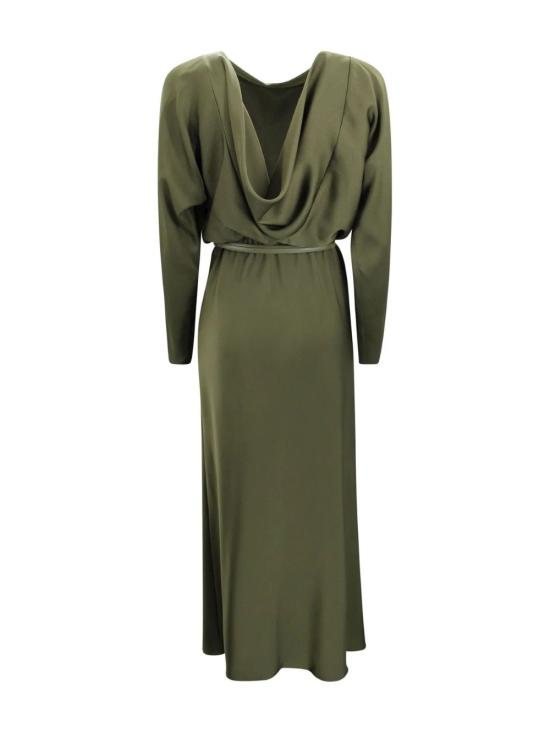 26SS 막스마라 스튜디오 롱 원피스 PENTOLA002 Green - MAX MARA STUDIO