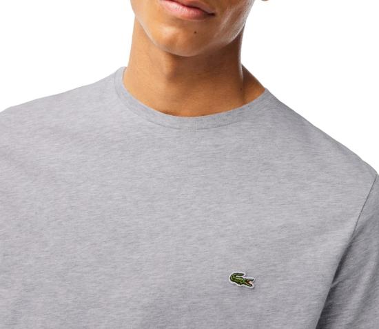 26SS 라코스테 피마 코튼 저지 크루넥 티셔츠 TH6709CCA LICHTGREY - LACOSTE