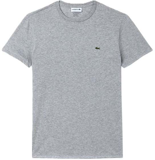 26SS 라코스테 피마 코튼 저지 크루넥 티셔츠 TH6709CCA LICHTGREY