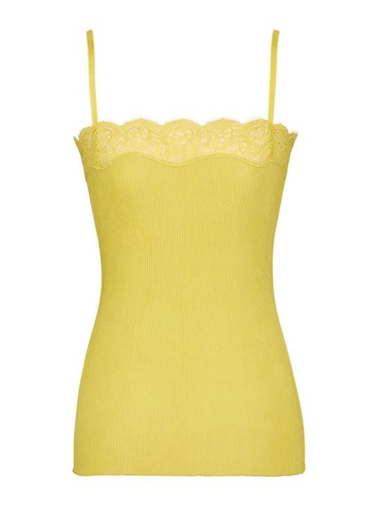 26SS 생로랑 민소매 티셔츠 859373Y37SM3530 Yellow