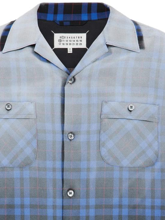 26SS 마르지엘라 그러디언트 체크 셔츠 S50DT0069 M35706001F - MAISON MARGIELA