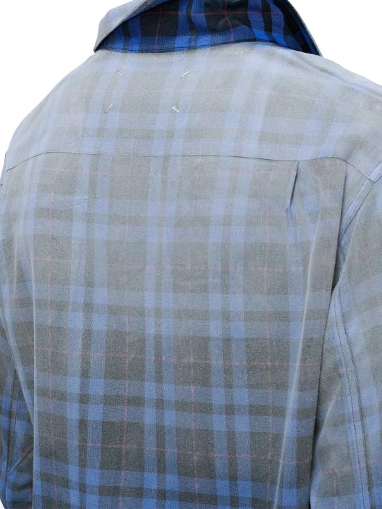 26SS 마르지엘라 그러디언트 체크 셔츠 S50DT0069 M35706001F - MAISON MARGIELA