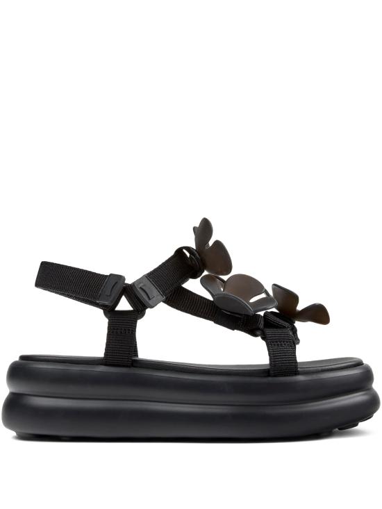 26SS 캠퍼 샌들 K201726 012 WEBBING NEGRO FLOWERS FLOTUP N