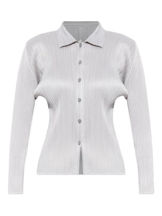 26SS 플리츠플리즈 셔츠 PP66JJ105 LIGHT GRAY