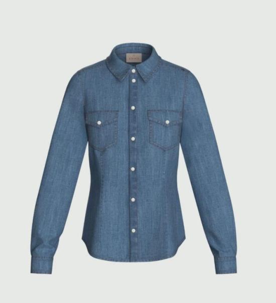 26SS 엠므 마렐라 셔츠 2615111041200 275001 Blu jeans