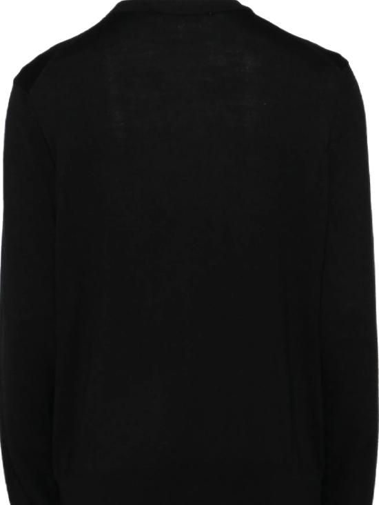 26SS 메종키츠네 폭스 헤드 메리노 레귤러 스웨터 PM00801KT1181 P199 Black - MAISON KITSUNE