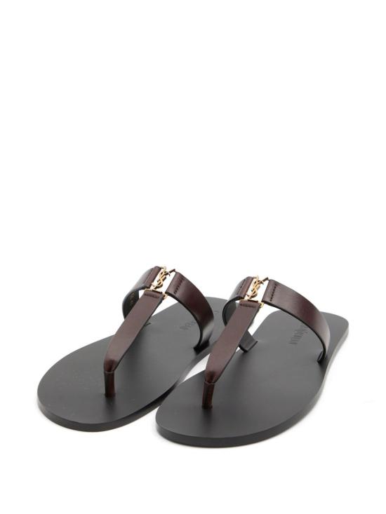 26SS 생로랑 샌들 863525 DWETT2023 ULTRA DARK BROWN - SAINT LAURENT