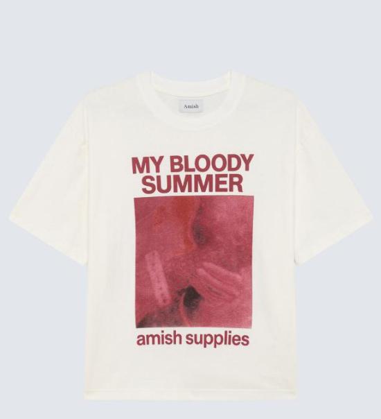 26SS 아미시 반팔 티셔츠 AMU144 CR600569C0021