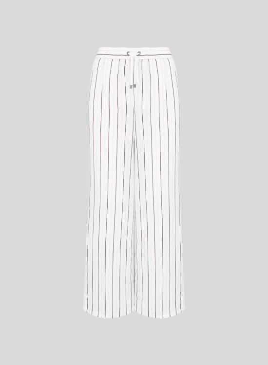 26SS 로레나안토니아찌 팔라초 팬츠 P2655PA31A5179 1080 WHITE BLACK MED BEIGE