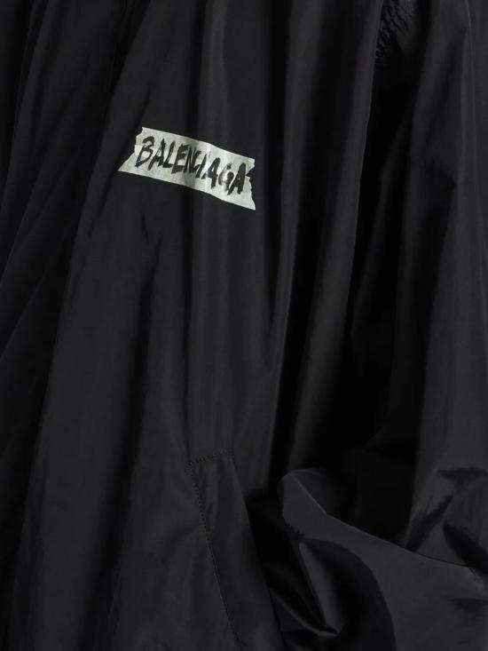 26SS 발렌시아가 마스킹 테이프 미디엄 핏 트랙수트 재킷 857713 TPQ381000 Black - BALENCIAGA