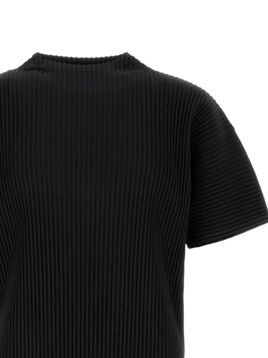 26SS 이세이 미야케 반팔 티셔츠 HP66JK033 15 Black - ISSEY MIYAKE