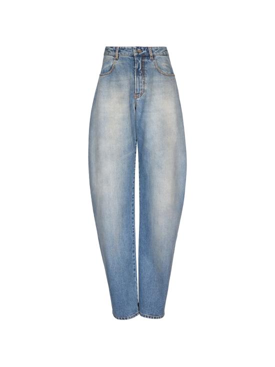 26SS 알라이아 데님 팬츠 AA9P1215D026C A56 FADED BLUE