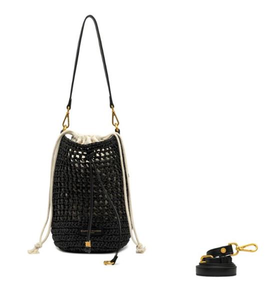26SS 끼아리니 숄더백 BS11951 STR CRCH001 Black