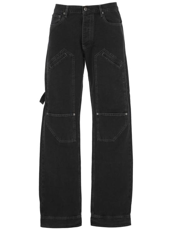 26SS 오프화이트 스트레이트 팬츠 44MCE04IS26F003 001