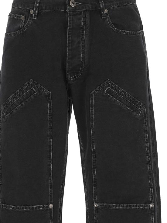 26SS 오프화이트 스트레이트 팬츠 44MCE04IS26F003 001 - OFF WHITE