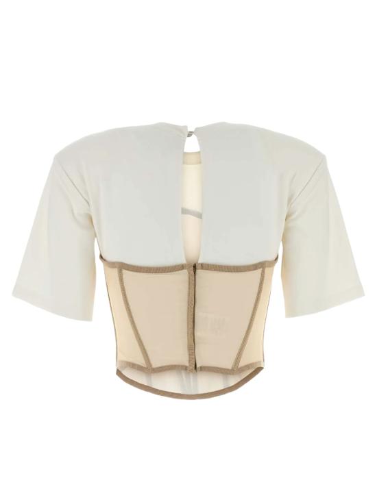 26SS 쥬세페 디 모라비토 반팔 티셔츠 06PSTO383 16309PPT White - GIUSEPPE DI MORABITO