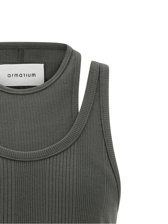 26SS 아르마리움 긴팔 티셔츠 ARMTMT040JE05041 ANTHRACITE GREY - ARMARIUM