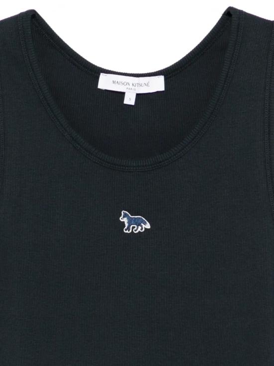 26SS 메종키츠네 베이비 폭스 립드 탱크탑 MW00121KA0033 0413 Classic navy - MAISON KITSUNE