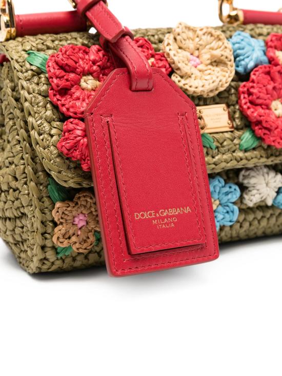 26SS 돌체앤가바나 My sicily raffia crochet 핸드백 BB7864 BZ3508B645 MultiColour - DOLCE & GABBANA
