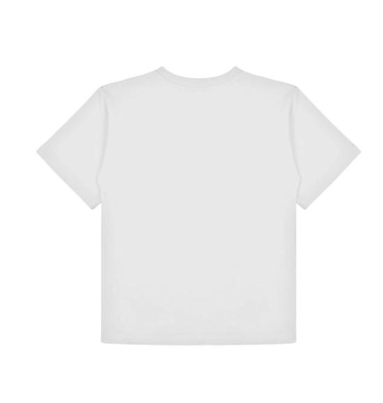 26SS [키즈] 모스키노 티셔츠 HUM05RLAA02 10101 Bianco - MOSCHINO