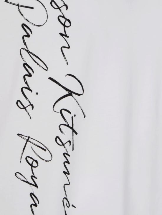 26SS 메종키츠네 반팔 티셔츠 QM00113KJ7036 P100 White - MAISON KITSUNE