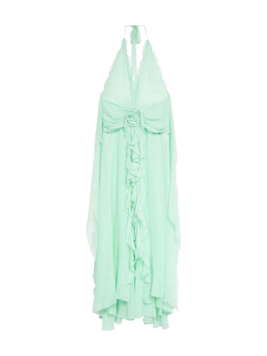 26SS 블루마린 미디 원피스 P622A803A N0477 GREEN LILY