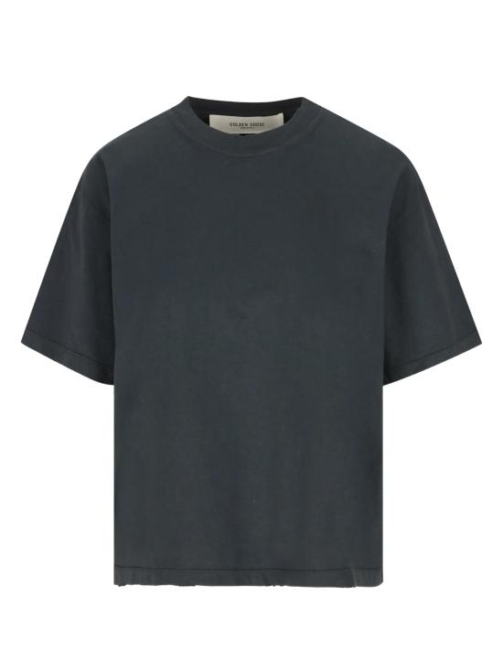 26SS 골든구스 반팔 티셔츠 GWP01874 P00157690456 Washed black