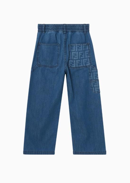 26SS [키즈] 펜디 진 JMF578 AVWIF0QG0 DARK BLUE - FENDI