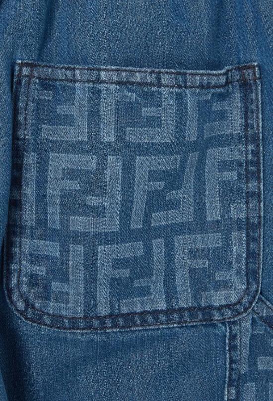 26SS [키즈] 펜디 진 JMF578 AVWIF0QG0 DARK BLUE - FENDI