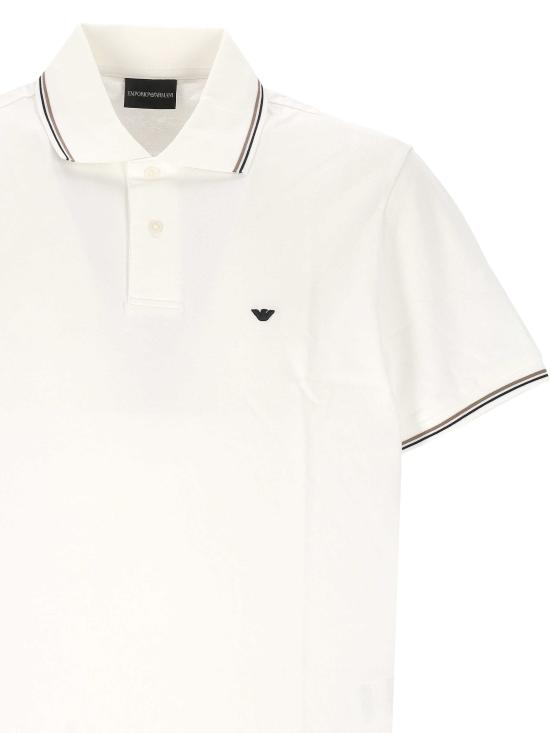 26SS 엠포리오 아르마니 폴로 티셔츠 EM004606 AF23090U0003 Off white - EMPORIO ARMANI