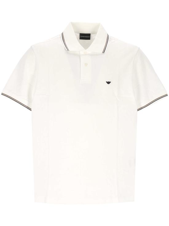 26SS 엠포리오 아르마니 폴로 티셔츠 EM004606 AF23090U0003 Off white