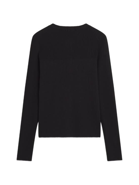 26SS 메종키츠네 스웨터 QW00502KT1193 P199 Black - MAISON KITSUNE