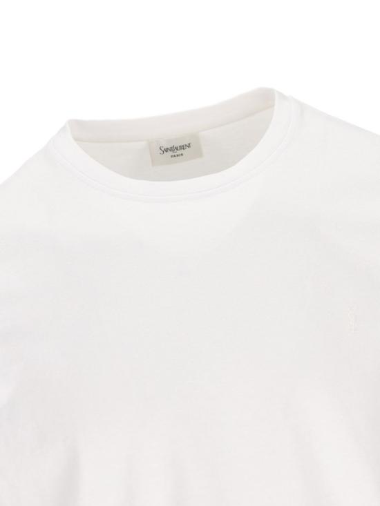 26SS 생로랑 반팔 티셔츠 862769 Y38AK9538 Biancospino - SAINT LAURENT