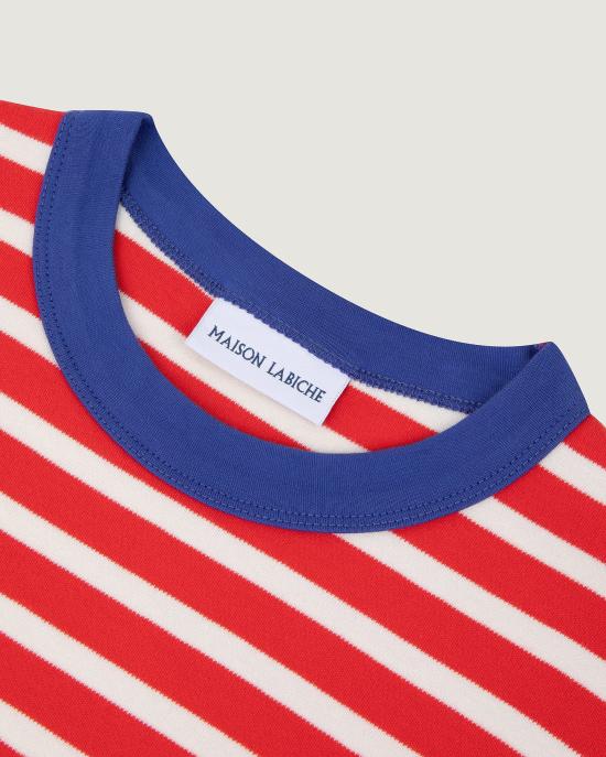 26SS 메종 라비쉬 반팔 티셔츠 ZWPERSCOEUR IVORY POPPY - MAISON LABICHE