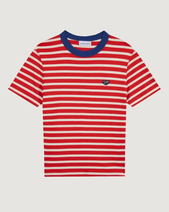 26SS 메종 라비쉬 반팔 티셔츠 ZWPERSCOEUR IVORY POPPY