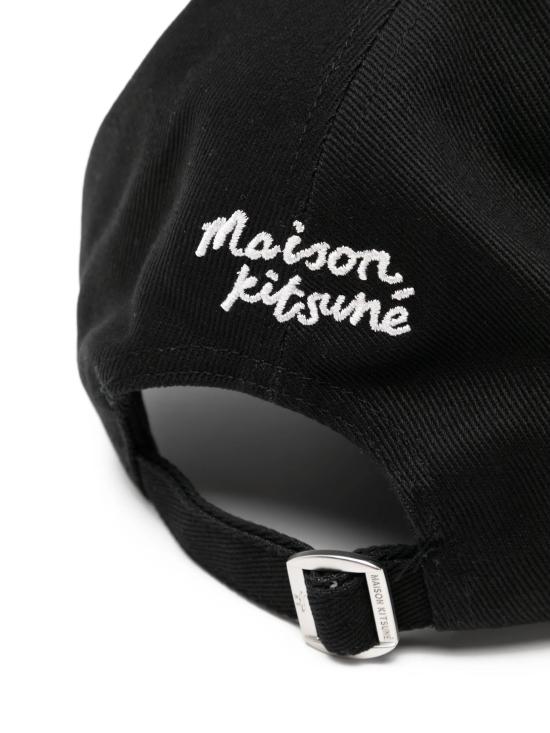 26SS 메종키츠네 폭스 헤드 캡 PM06100WW0096 P199 Black - MAISON KITSUNE