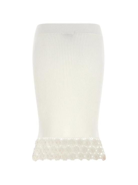 26SS 가니 미디 스커트 A1090204 135 Egret - GANNI