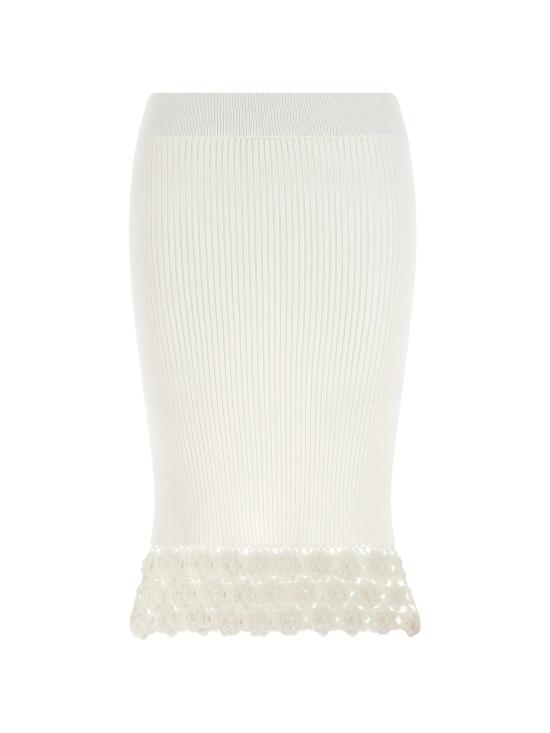 26SS 가니 미디 스커트 A1090204 135 Egret