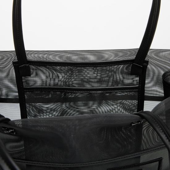 26SS 오프화이트 토트백 OWNA23FS26FAB001 1010 Black - OFF WHITE