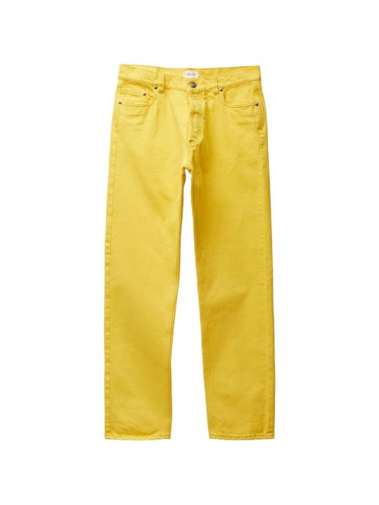 26SS 베르사체 스트레이트 팬츠 1024569 1A178711DA90 Bright yellow