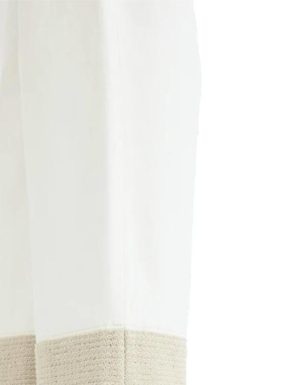 26SS 아뇨나 스트레이트 팬츠 T71105Y U2130N01 Bianco - AGNONA