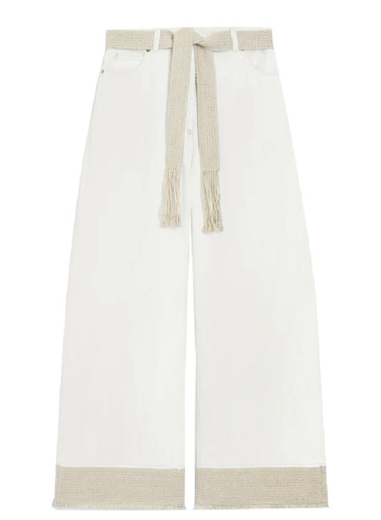 26SS 아뇨나 스트레이트 팬츠 T71105Y U2130N01 Bianco