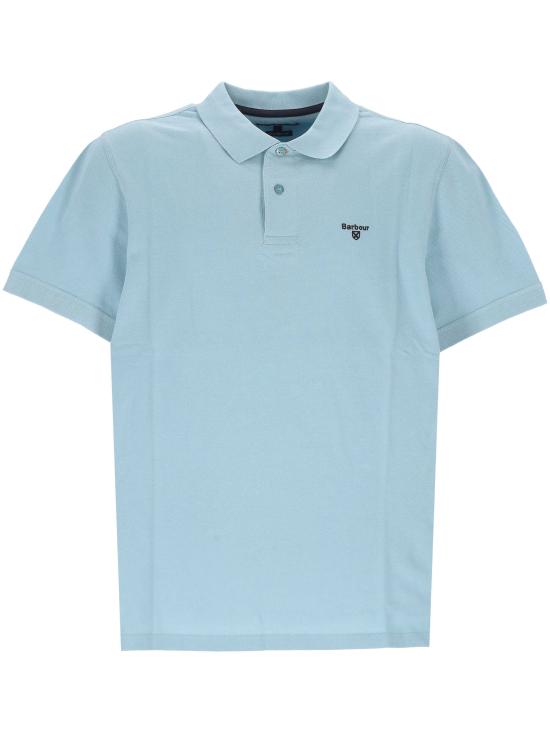 26SS 바버 폴로 티셔츠 MML1367 MMLBU31 Surf blue