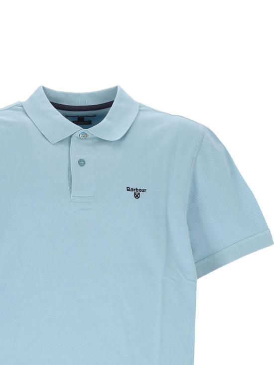 26SS 바버 폴로 티셔츠 MML1367 MMLBU31 Surf blue - BARBOUR