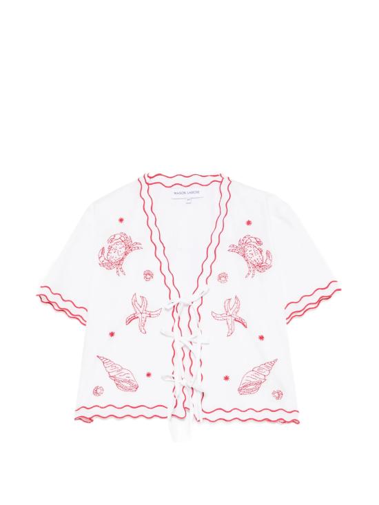 26SS 메종 라비쉬 셔츠 ZWVENEURSHELL LINEN OFF WHITE